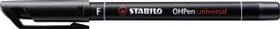 STABILO OHPen universal permanent F schwarz, 10er-Pack