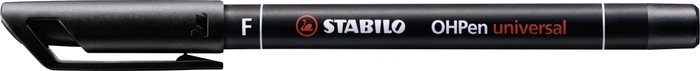 STABILO OHPen universal permanent F schwarz, 10er-Pack