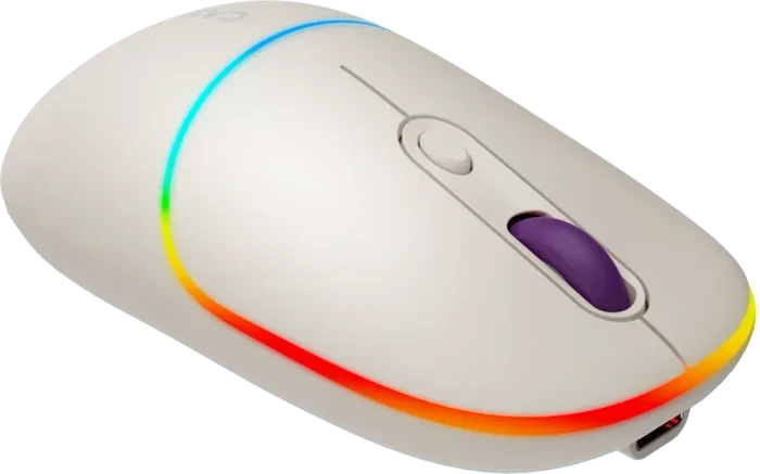 Canyon OnClick 22 / MW-22 Dual-Mode Wireless Mouse beige, USB/Bluetooth