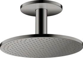 Hansgrohe Axor ShowerSolutions Kopfbrause 300 2jet mit Deckenanschluss polished black chrome