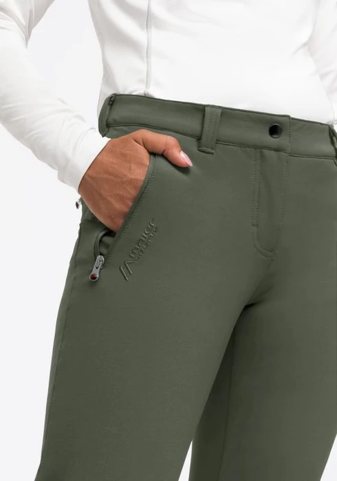 Maier Sports Helga Slim Hose lang green goose (Damen)