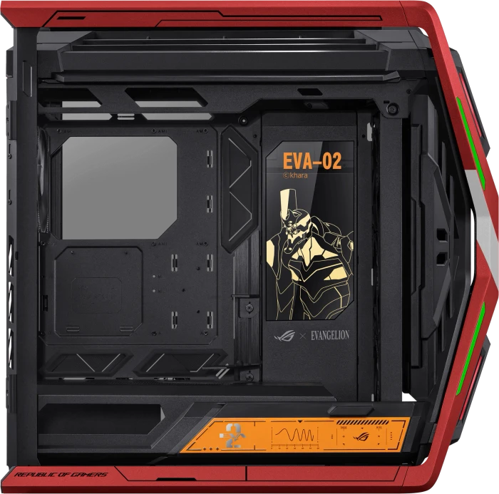 ASUS ROG Hyperion GR701 EVA-02 Edition, Glasfenster