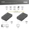 Digitus HDMI Extender Set Extender HDBaseT 1.0, 4K, 30Hz, Cat5e/6/6a/7/8, 40m Vorschaubild
