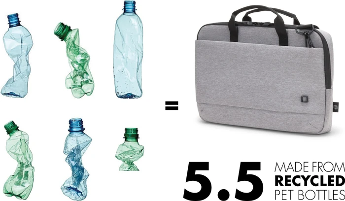 Dicota Slim Eco Motion 14-15.6" Notebooktasche, grau