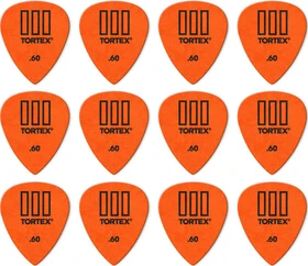 Dunlop Tortex TIII Pick, .60mm, 12-Pack