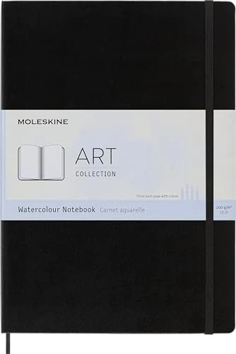 Moleskine Art Collection Aquarellbuch, A4, Hardcover, 60 Blatt