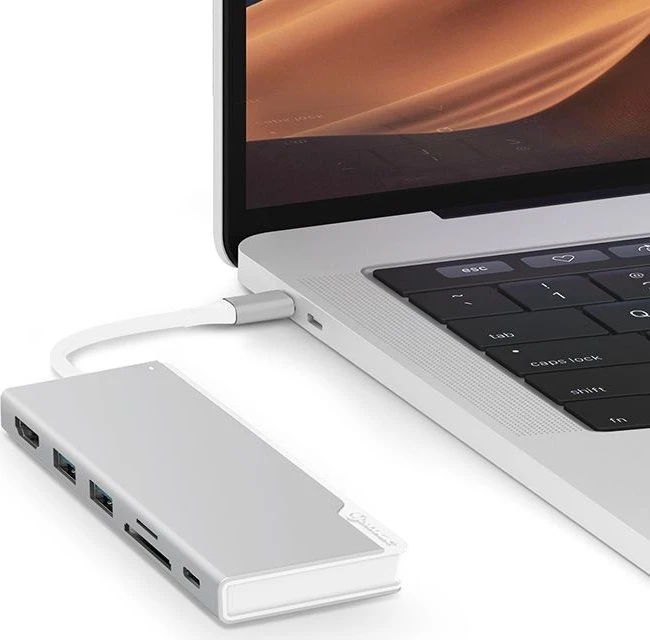 Alogic UNI Dock Multiport-Adapter, silver, USB-C 3.0 [Stecker]