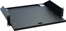 Adam Hall 19" Rackwanne 2HE mit Auszugsschienen