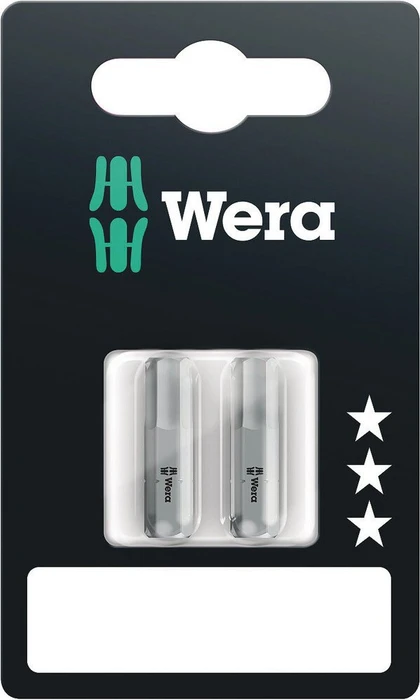 Wera 840/1 Z Innensechskant Bit 1/4", 6x25mm, 2 Stück