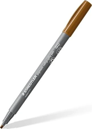 Staedtler pigment calligraphy pen 375 umber