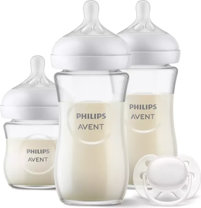 Philips Avent SCD878/11 Natural Response Glas Neugeborenen Starter-Set, 4-tlg.