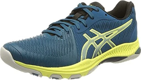 Asics Netburner Ballistic FF2 Volleyballschuhe deep sea/teal/glow yellow (Herren)