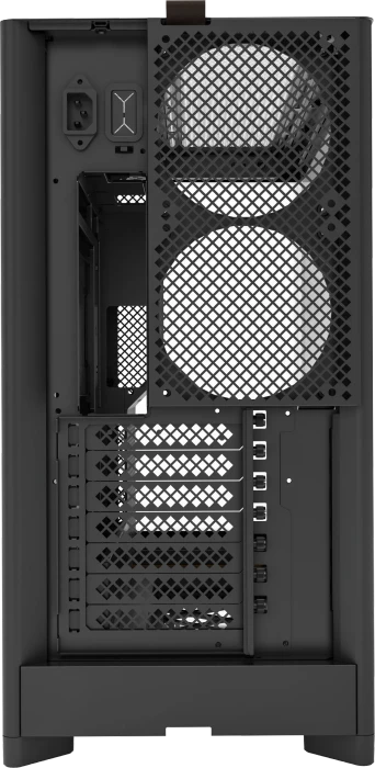 Montech HS02 Black, Glasfenster