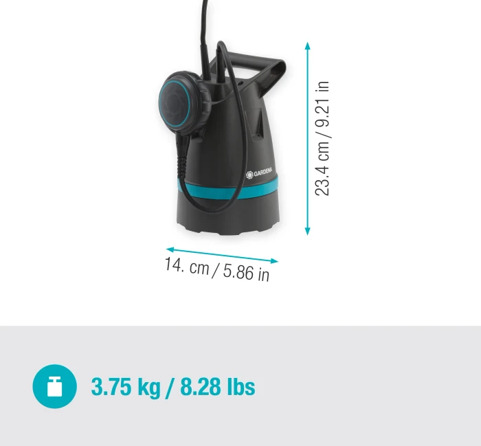 Gardena 8600 Basic Elektro-Klarwassertauchpumpe