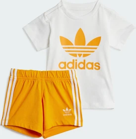 adidas Shorts T-Shirt Set eqt orange/white (Junior)