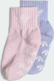 adidas Anti-Slip Socken violet tone/clear pink, 2 Paare (Junior)