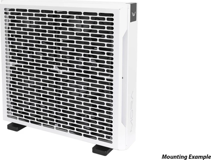 Watercool MO-RA IV 600 Fan Grill, Lüfterblende/Lüftergitter, weiß