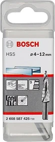 Bosch Professional HSS Stufenbohrer, 4-12x36x66.5mm, 1 Stück