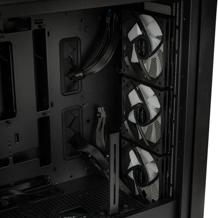 GSI SmartAssembly ARGB Mesh, schwarz, Glasfenster, 850W ATX