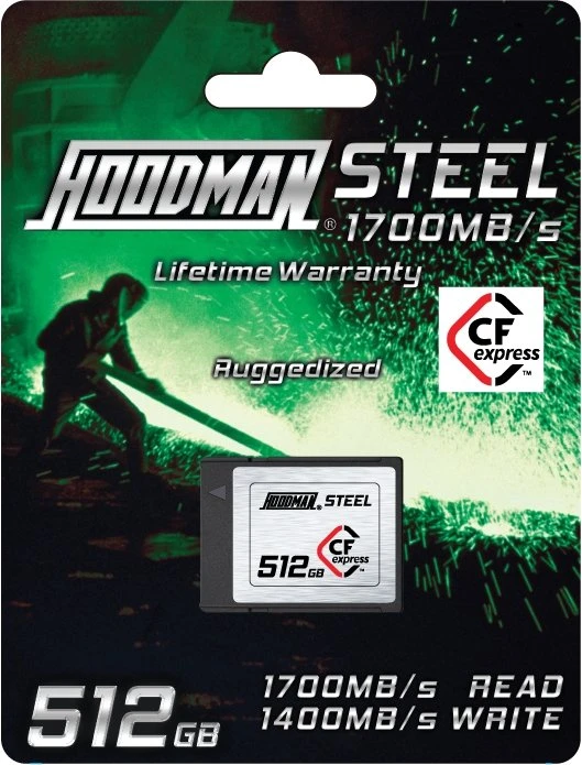 Hoodman Steel R1700/W1400 CFexpress 2.0 Type B 512GB