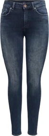 ONLY Skinny Mid Blush Jeans blue black denim (Damen)