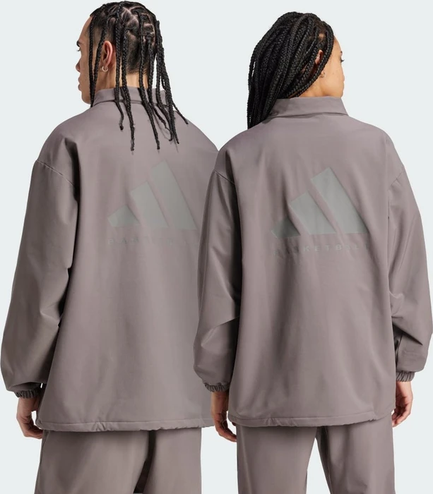 adidas Basketball Coach Jacke charcoal