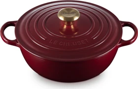 Le Creuset La Marmite Bräter aus Gusseisen rund 26cm 4.1l garnet