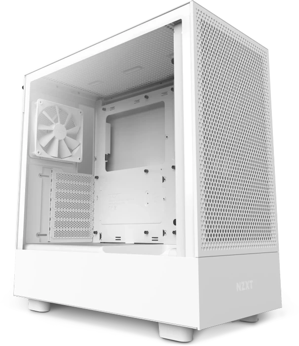 NZXT H5 Flow RGB, weiß, Glasfenster
