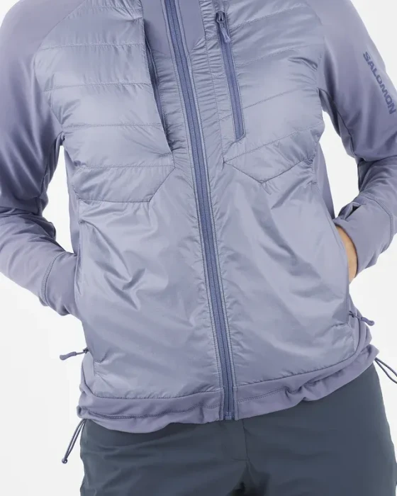 Salomon Elixir Hybrid Hooded Funktionsjacke blue granite (Damen)