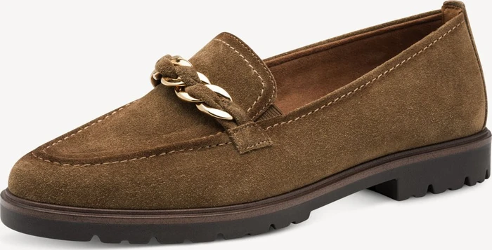 Tamaris Lederslipper braun (Damen)