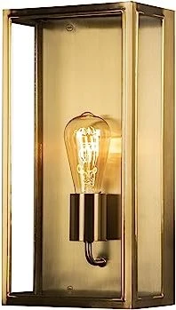 Konstsmide Carpi 20.5cm Wandleuchte 1-flammig messing