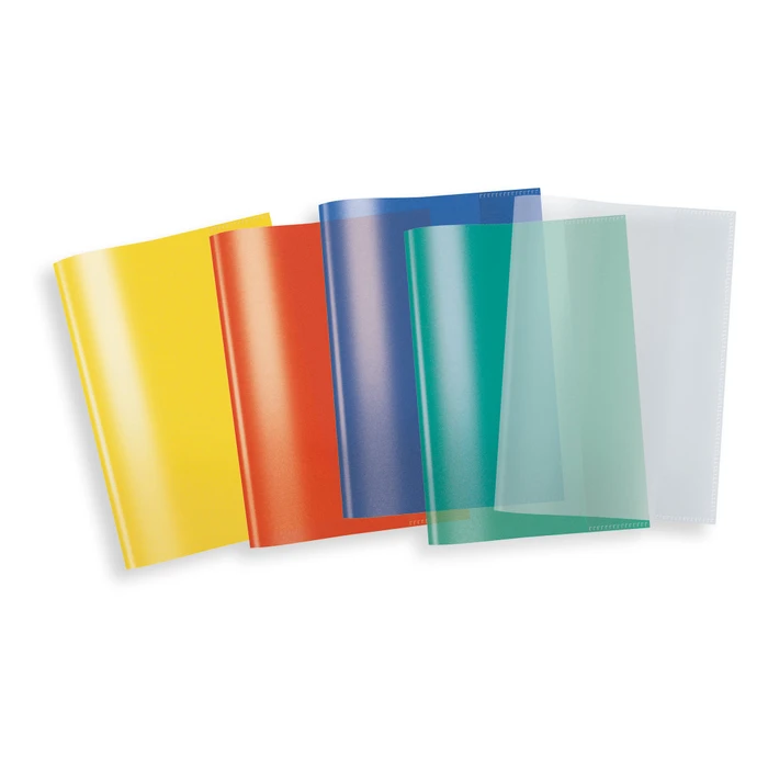 Herma Heftschoner Kunststoff transparent, A5, farbig sortiert, 5er-Set (20214)