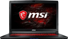 MSI GL72VR 7RFX-662, Core i7-7700HQ, 16GB RAM, 512GB SSD, 1TB HDD, GeForce GTX 1060, DE