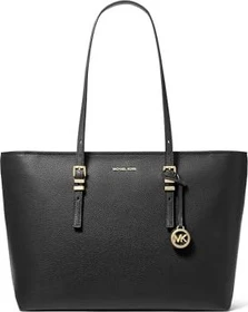 Michael Kors Quinn Large aus gekrispeltem Leder Shopper schwarz