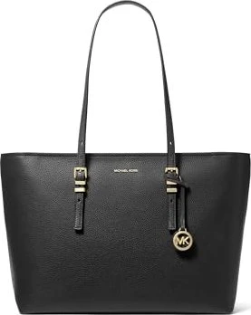 Michael Kors Quinn Large aus gekrispeltem Leder Shopper schwarz