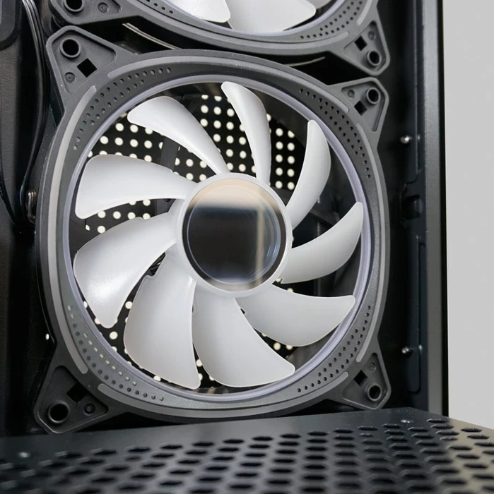 LC-Power Gaming 715B Seamless_X, schwarz, Glasfenster