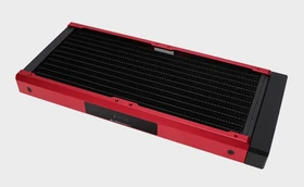 Barrow BarrowCH Chameleon Fish Series Radiator 240, POM, blood red, mit Display