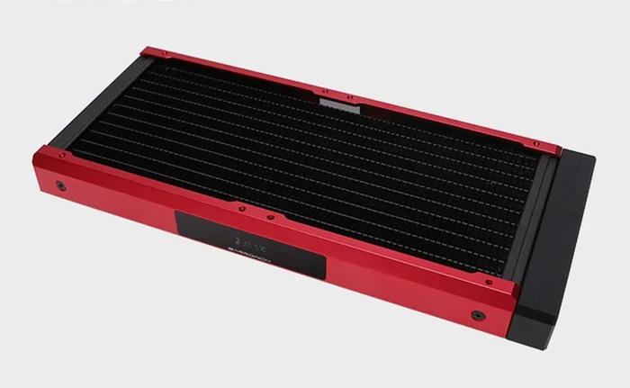 Barrow BarrowCH Chameleon Fish Series Radiator 240, POM, blood red, mit Display