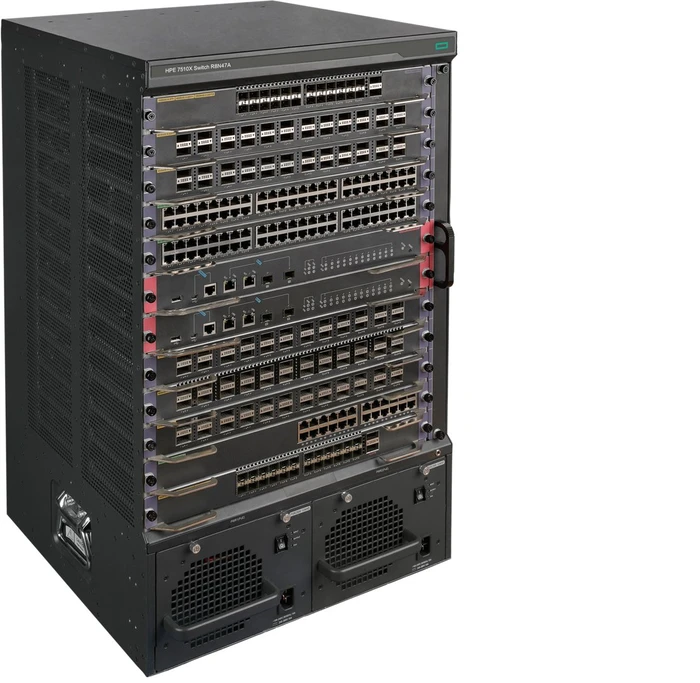 HPE FlexNetwork 7500X Series 7510X Rackmount Switch, 12x Erweiterungsslot