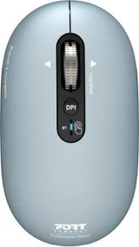 Port Designs Pure Color Bluetooth Rechargeable Mouse, Storm blau, Bluetooth
