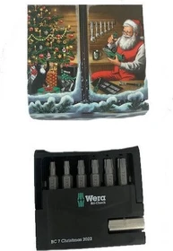 Wera Bit-Check 7 TX Universal 1 Christmas 2022 Bitset inkl. Werkzeugbox, 7-tlg.