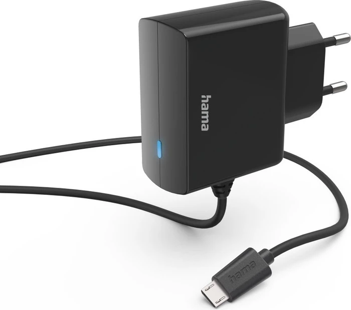 Hama Ladegerät mit Micro-USB-Anschluss 6W 1.0m schwarz