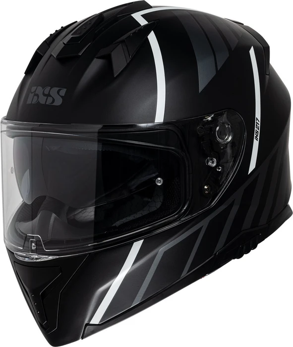 iXS 217 2.0 matt schwarz/weiß