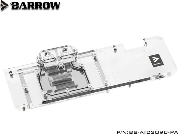 Barrow NVIDIA RTX 3090 LRC 2.0 Full Coverage GPU Water Block, Zotac 3090 Aurora