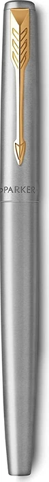 Parker Jotter stainless steel/gold trim, rechte Hand, mittel, Blister