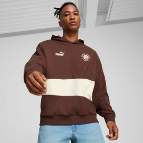 Puma FC St. Pauli ftblCULTURE+ Hoodie espresso brown/sugared almond (Herren)