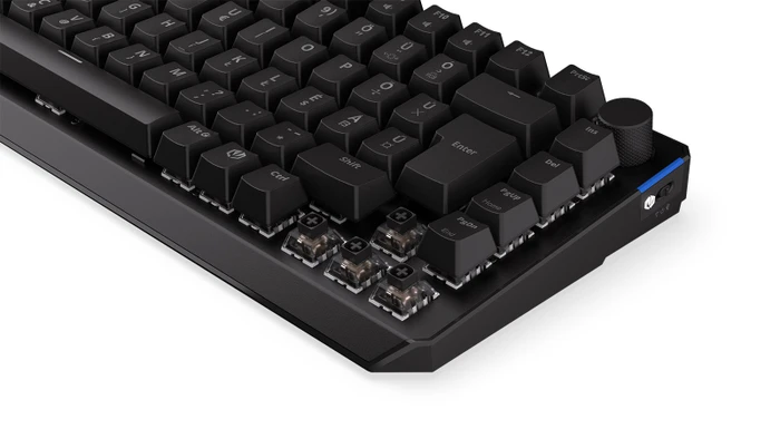 Endorfy Thock 75% Wireless, PBT, LEDs RGB, hot-swap, Black, Kailh Box BLACK, USB/Bluetooth, HU