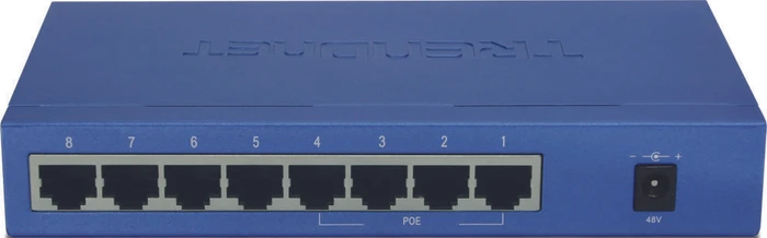 TRENDnet TPE-S Desktop Switch, 8x RJ-45, 30W PoE