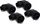 Alphacool Eiszapfen 90° Schlauchanschluss G1/4" auf 16/10mm, deep black, 4er-Pack (17613)