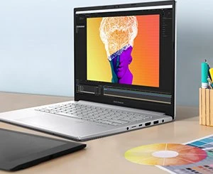 ASUS VivoBook Pro 14 OLED M6400RC-KM003W, Cool Silver, Ryzen 7 6800H, 16GB RAM, 1TB SSD, GeForce RTX 3050, DE